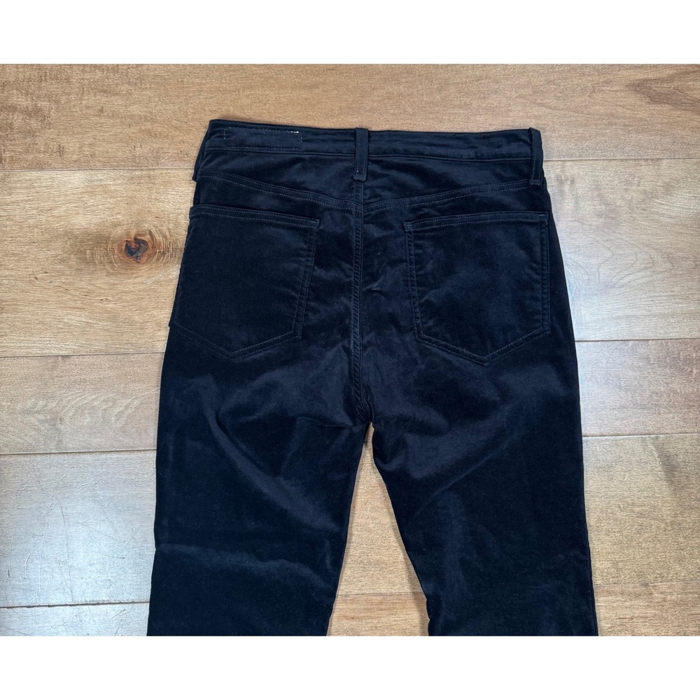 Rag & Bone Dojo High Waist Ankle Skinny Pants Black Velvet Women's 28 NWOT - Picture 4 of 7
